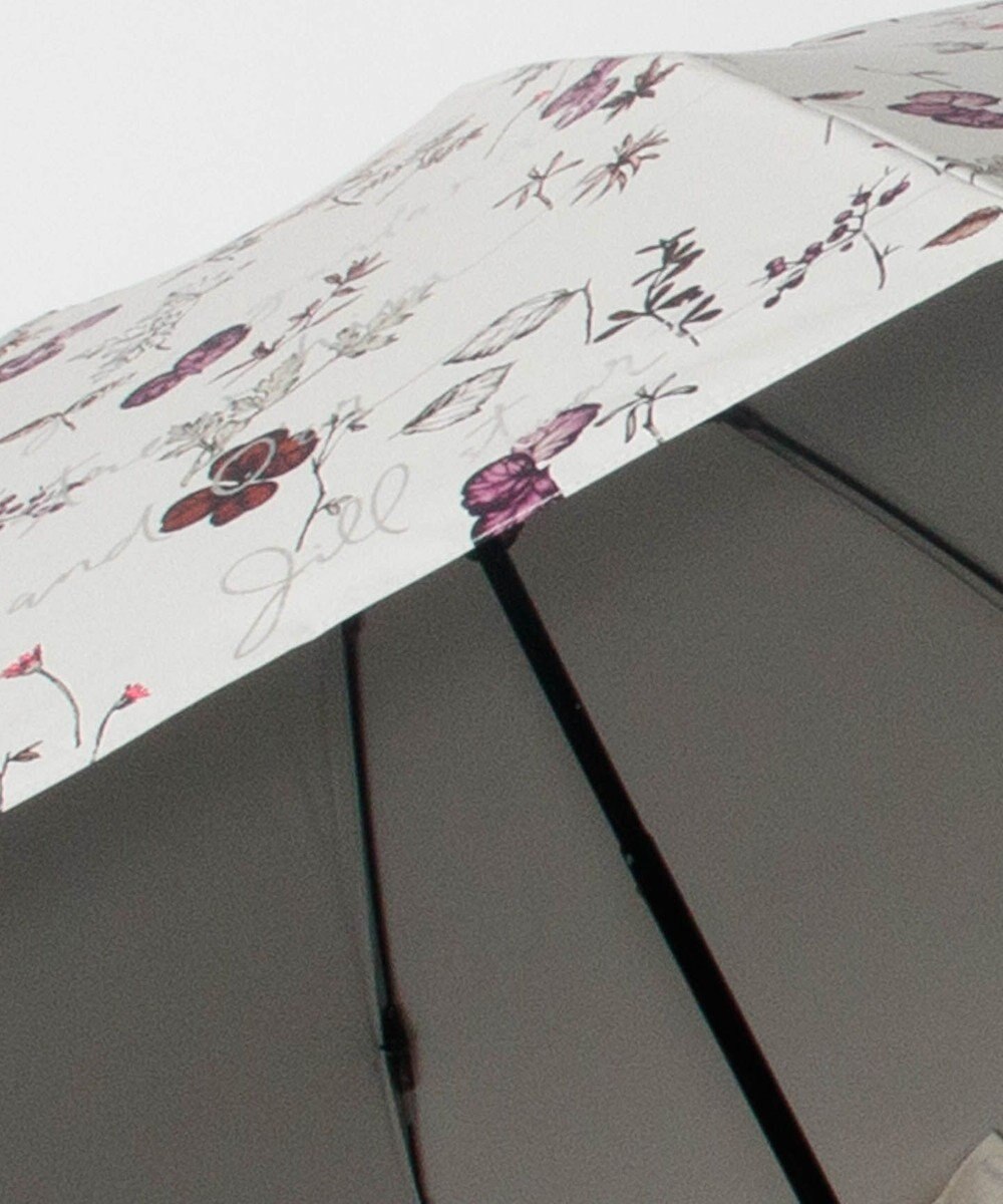 AURORA JILL STUART ジル スチュアート 晴雨兼用折り畳み傘(ボタニカル柄) 日傘 