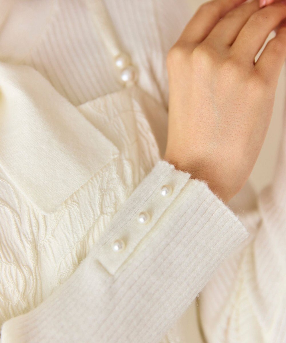 Feroux 【先行予約】リボンタイリブ ニット 