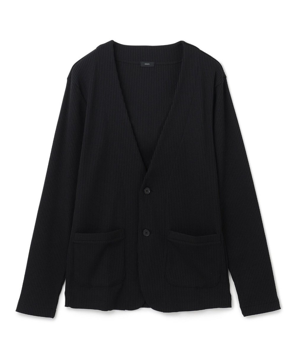 JOSEPH HOMME テックリブストレッチ ノーカラー・カットソージャケット 