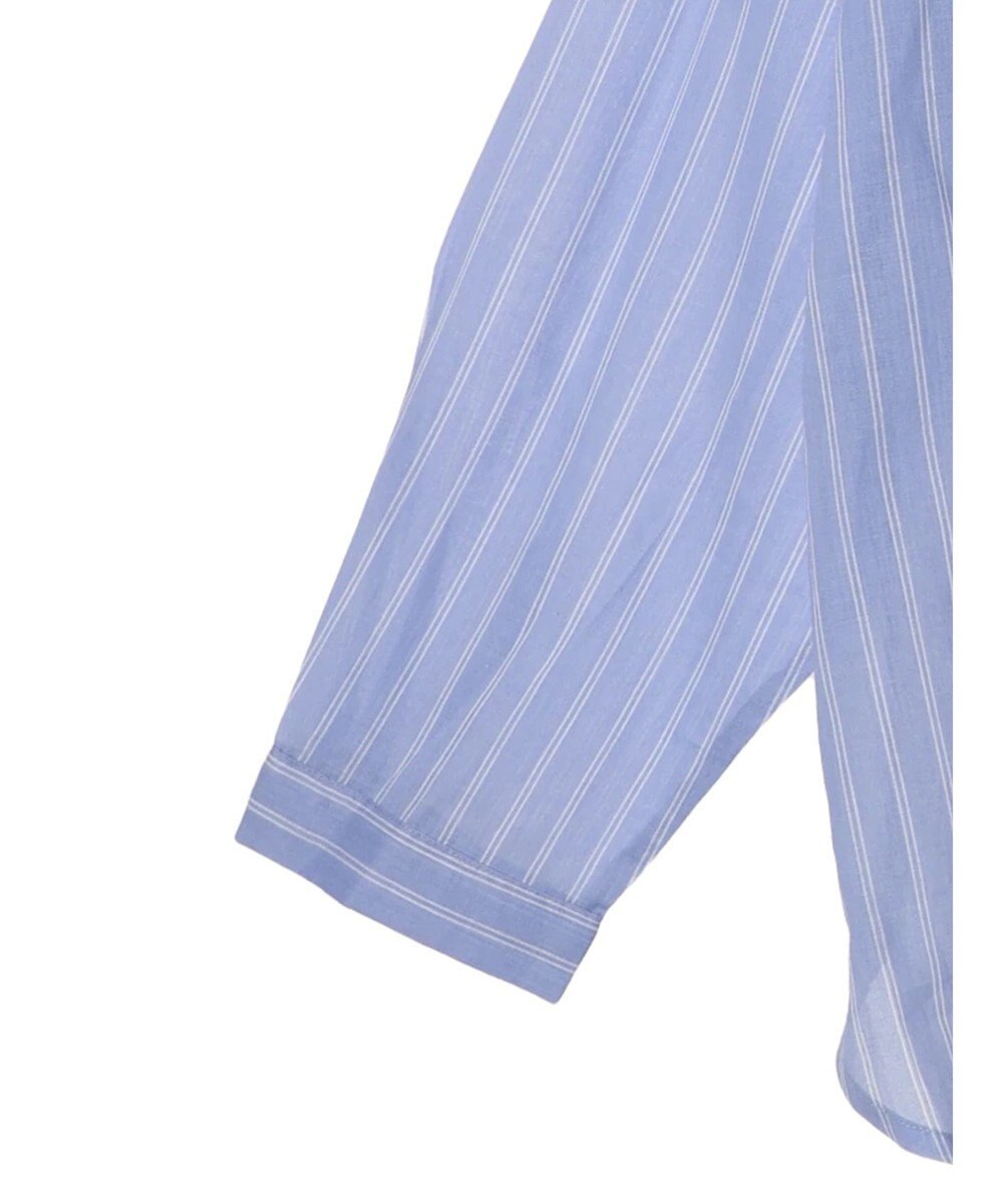 Green Parks インド綿 ボイルゆったりシャツ 