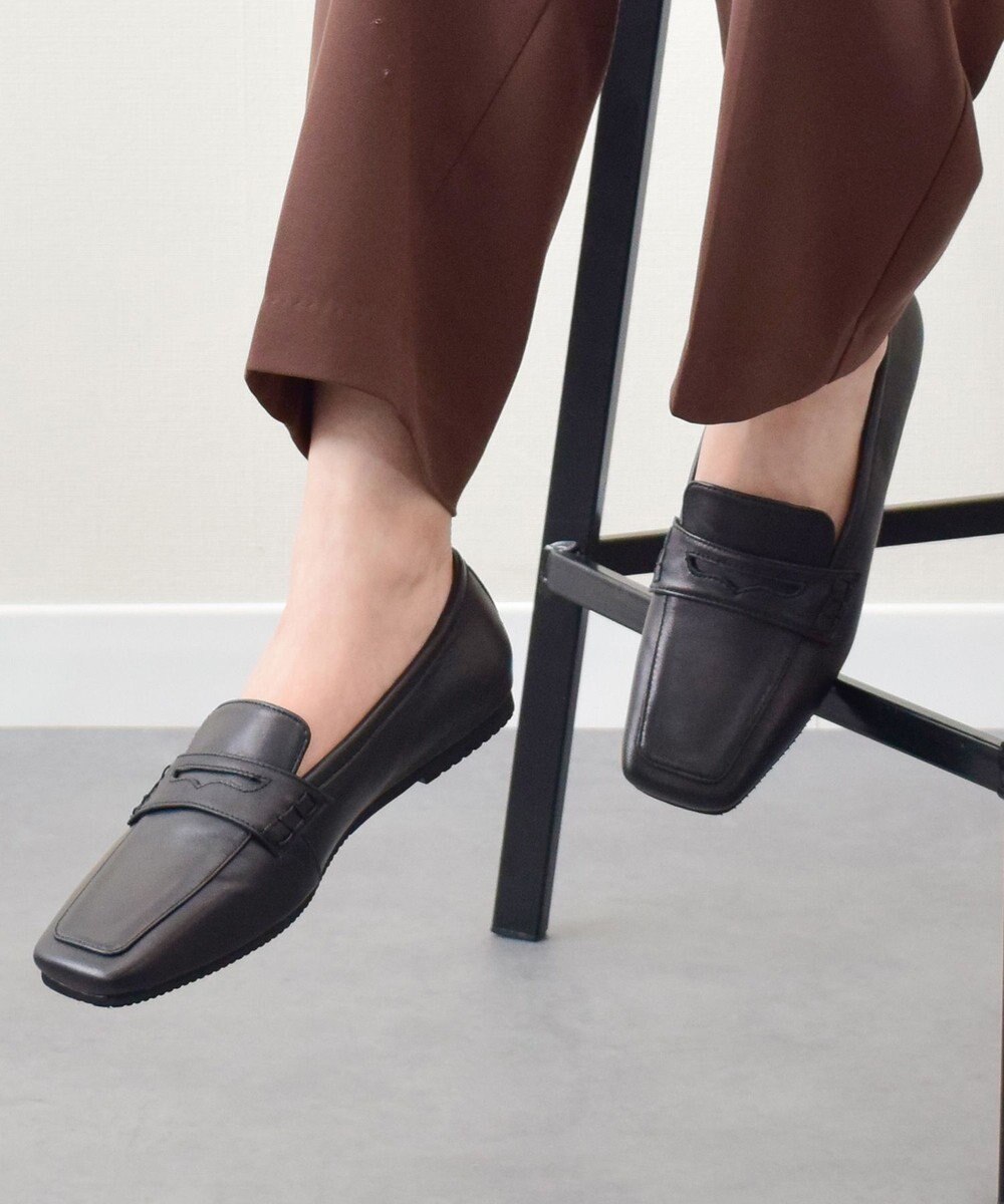 Bridget Birkin 【PARADIS COULEUR】スクエアトウフラットローファー 