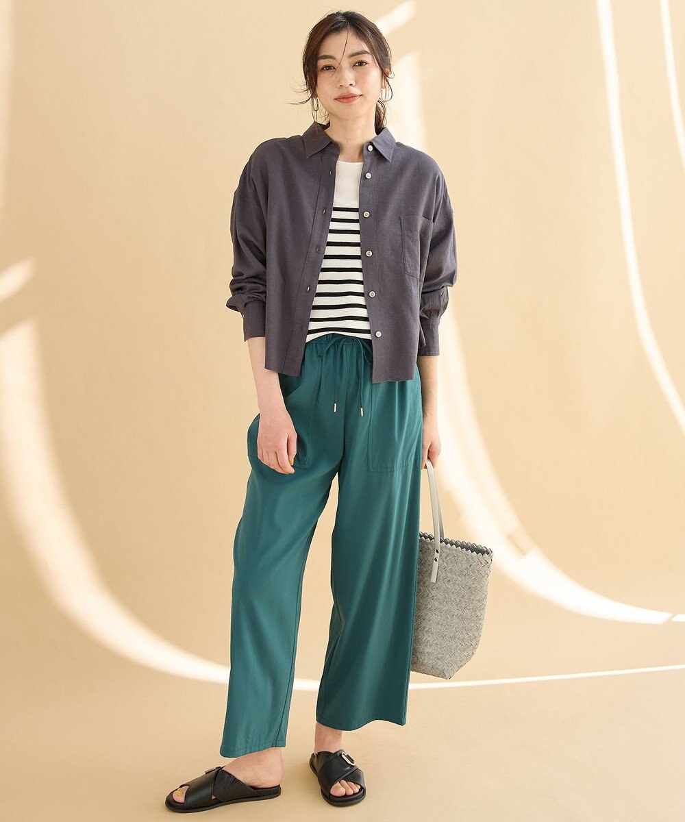 ANY 【手洗い可能】ヨーロピアンリネンシャツブラウス 