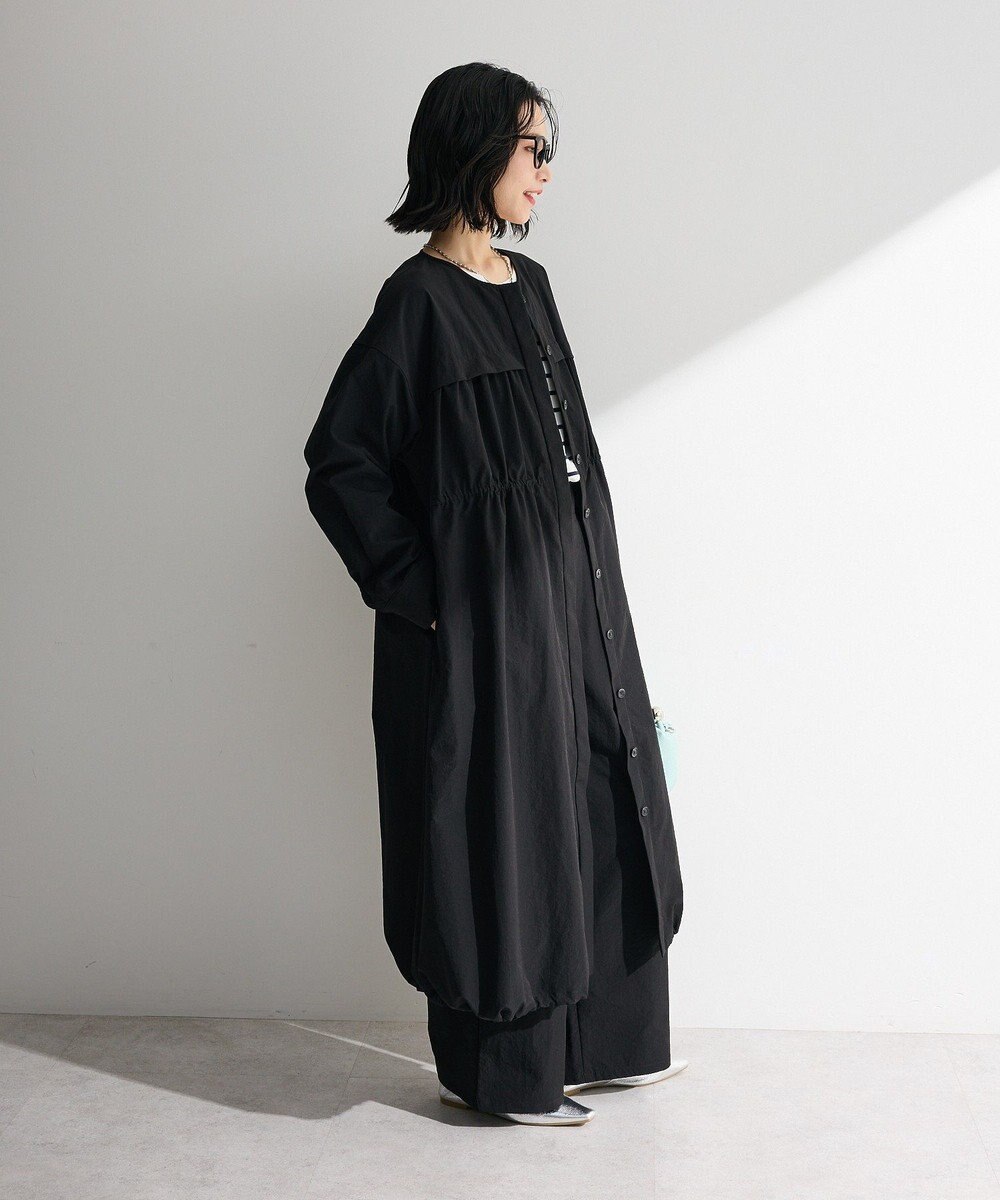 Green Parks ギャザードロストワンピース 