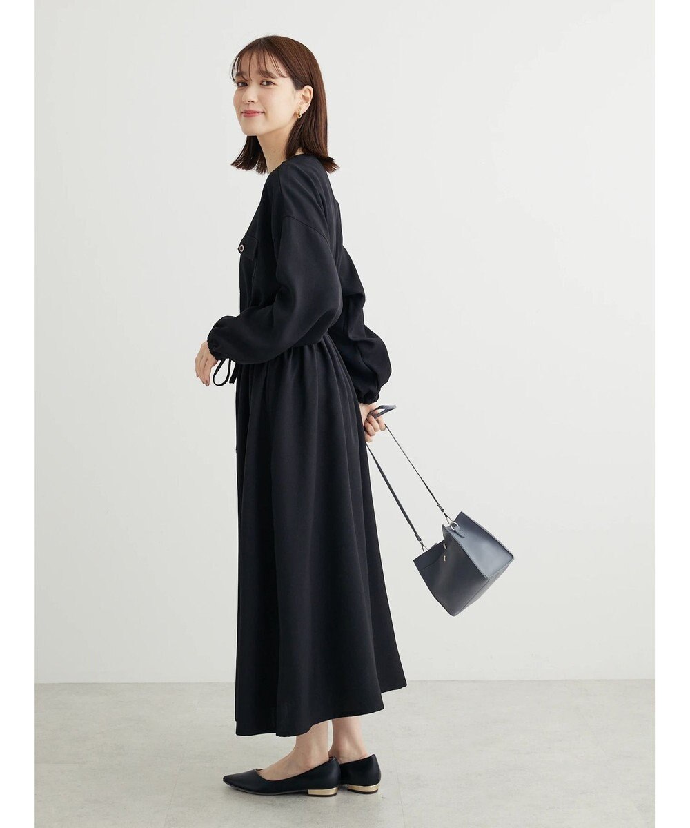 Green Parks ・ＥＬＥＮＣＡＲＥ　ＤＵＥ　イロイロ釦ドロストワンピース 