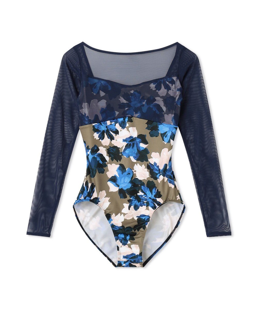 Chacott ロングコート　グレープリント Chacott ロングコート グレープリント