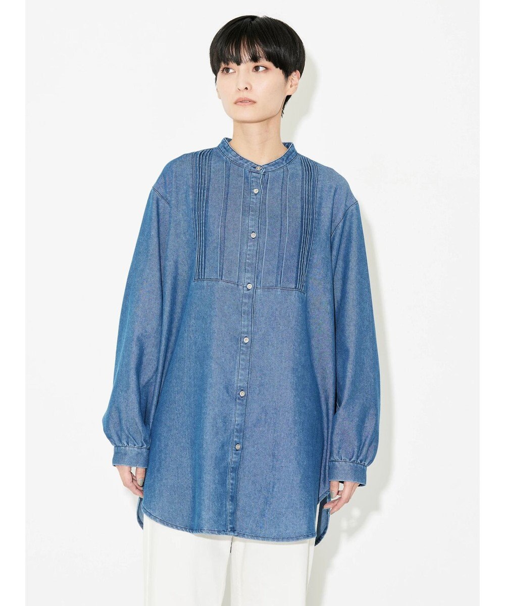 AMERICAN HOLIC デニムブザムバックボタンチュニック 