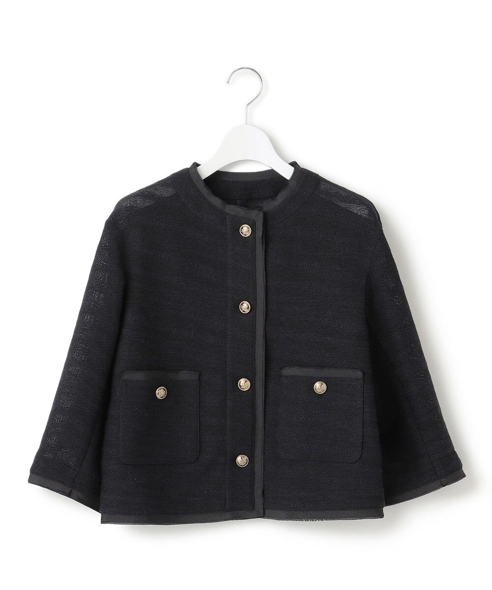 23区 サマーツイード 7分袖 ジャケット 