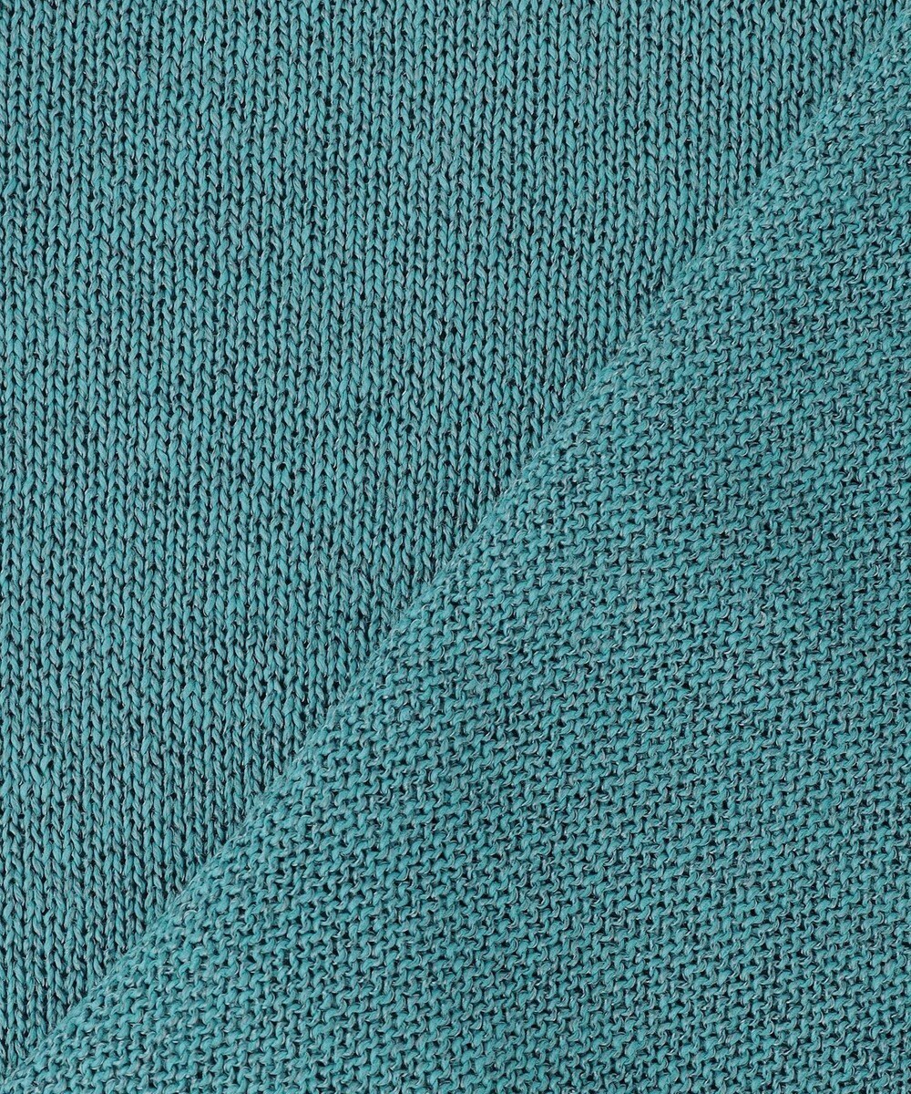 自由区 L ペーパーコットンスクエアネックニット プルオーバー 