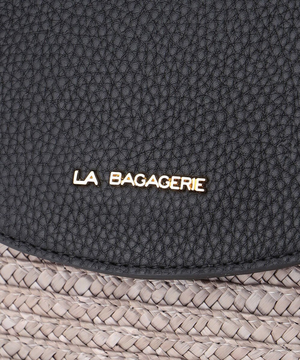 LA BAGAGERIE フラップ2WAYかごトートバッグ 