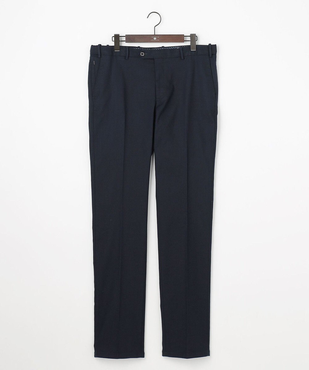 JOSEPH ABBOUD 【キングサイズ・ウエストも伸びる!/JAPANファブリック】シャンブレードビーストレッチ パンツ 