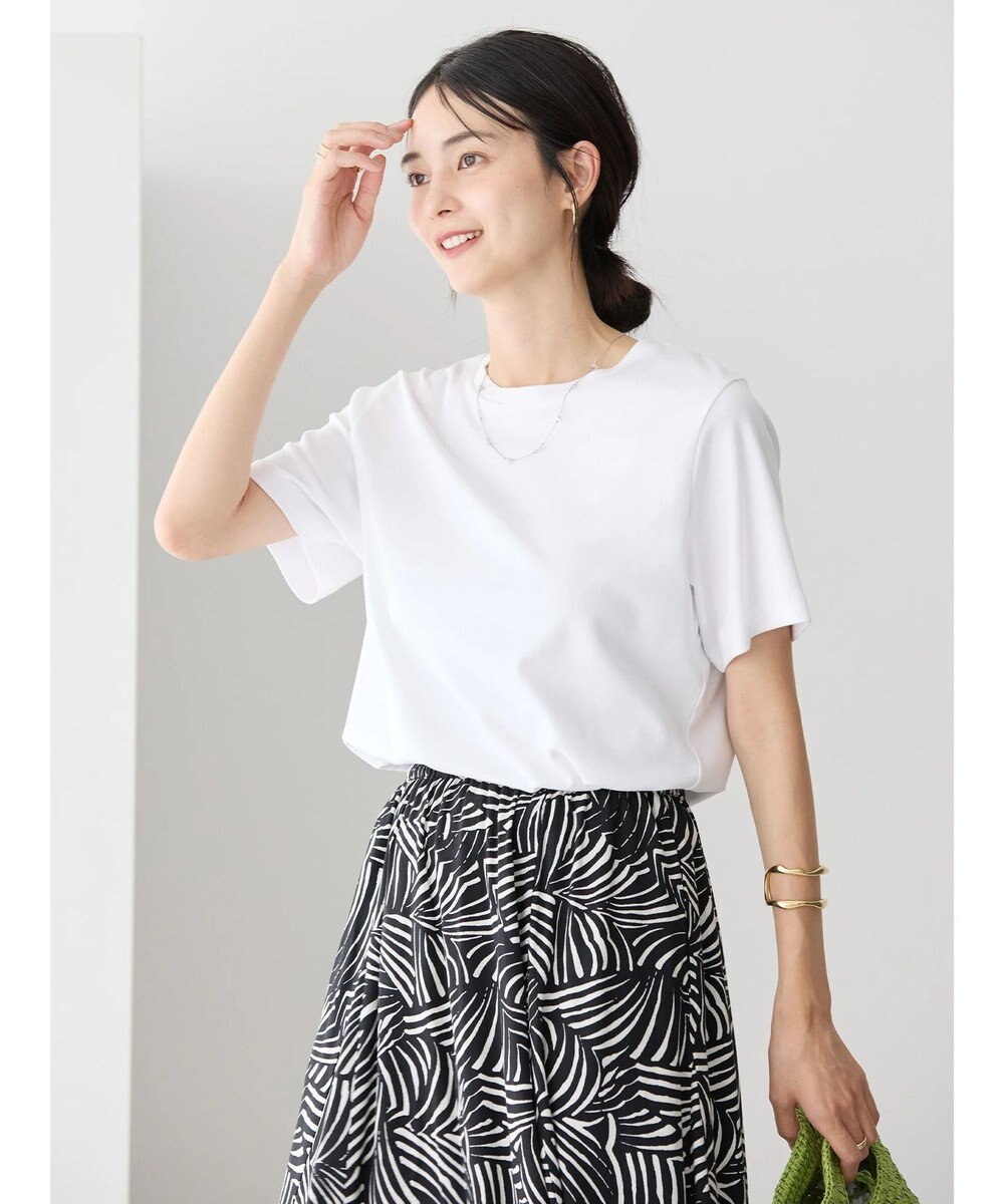 AMERICAN HOLIC キレイＣＯＴＴＯＮクルーネックカットプルオーバー 