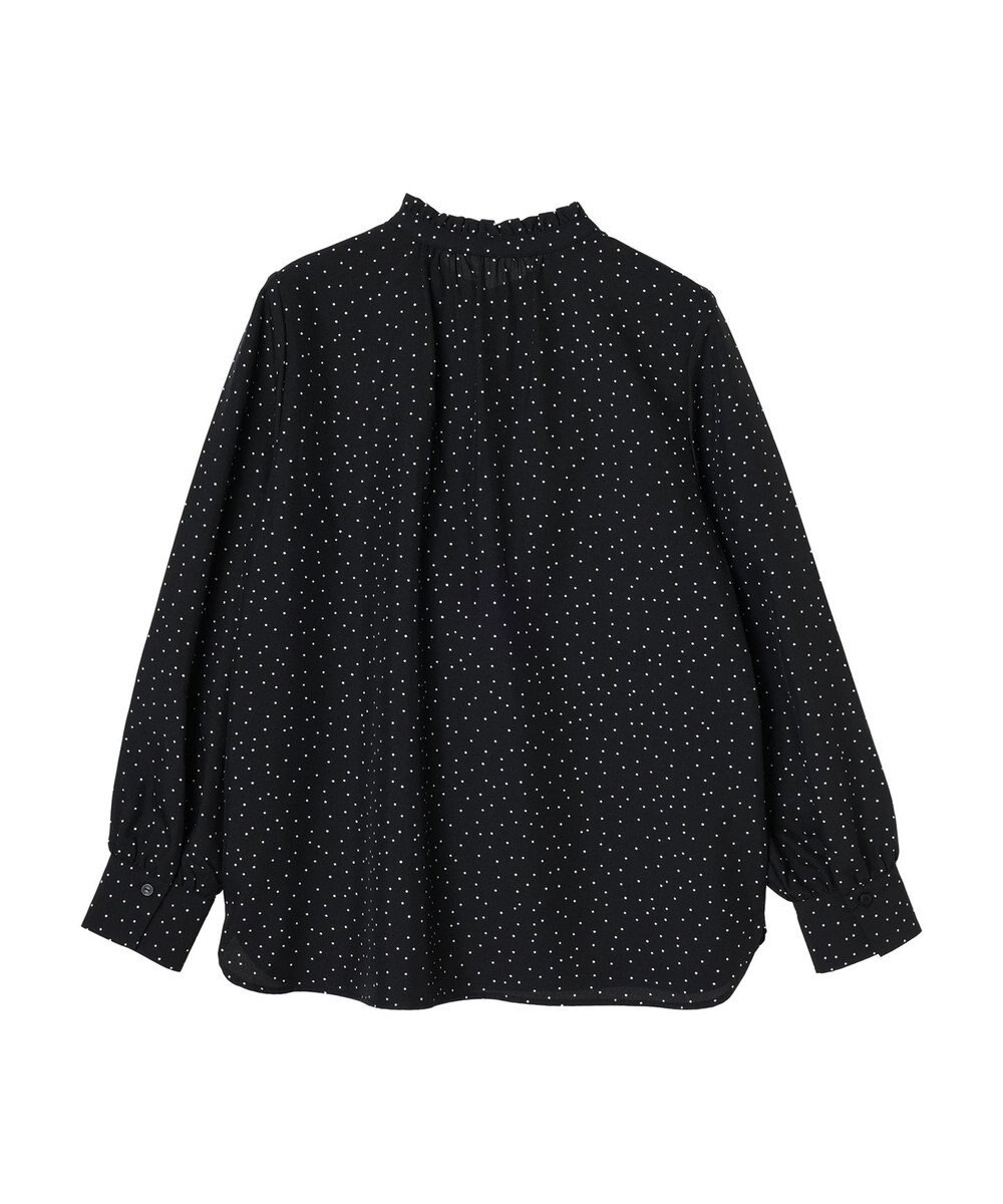 Green Parks ＢＰ　ケア楽　スタンドフリルブラウス 