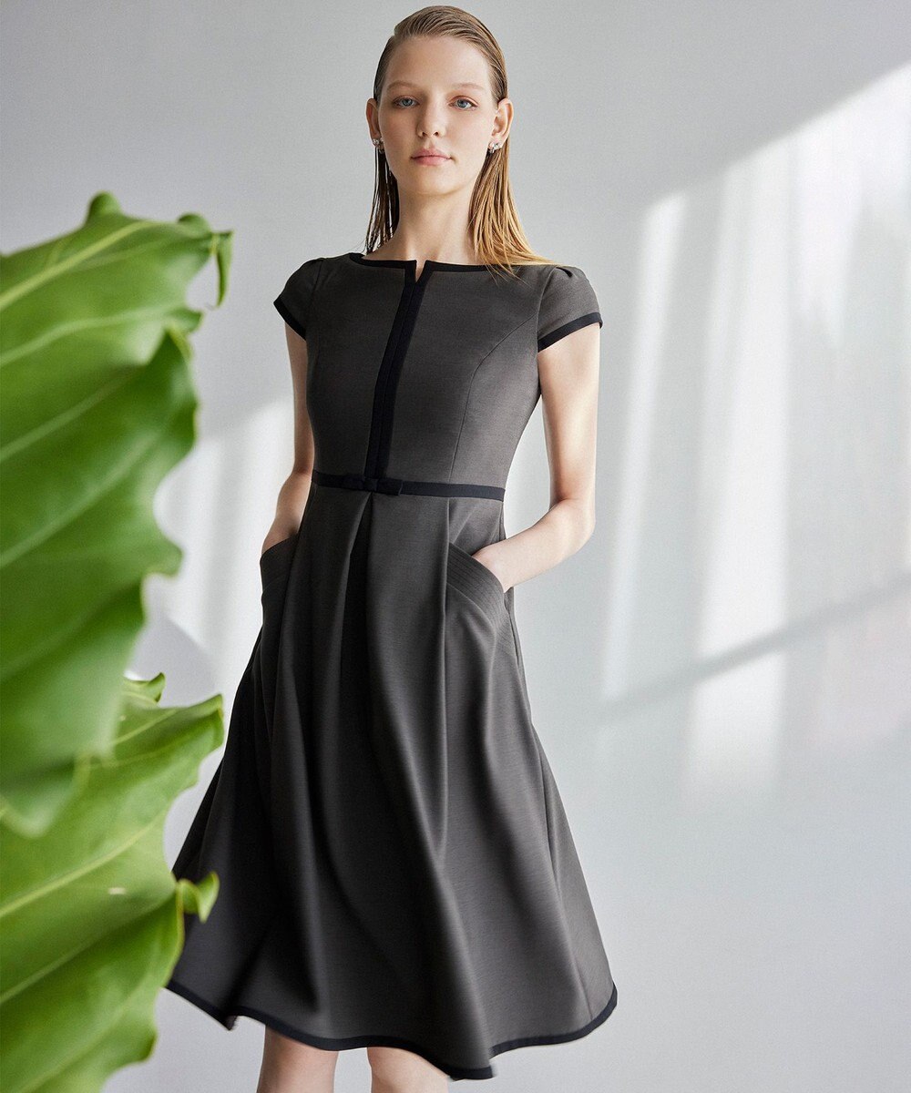 TOCCA 【接触冷感・吸水速乾・洗える】RIBBON'S CROSSROAD ドレス 