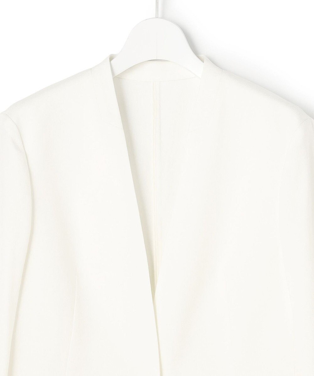 23区 【先行予約】アイアスマットストレッチ ノーカラージャケット 