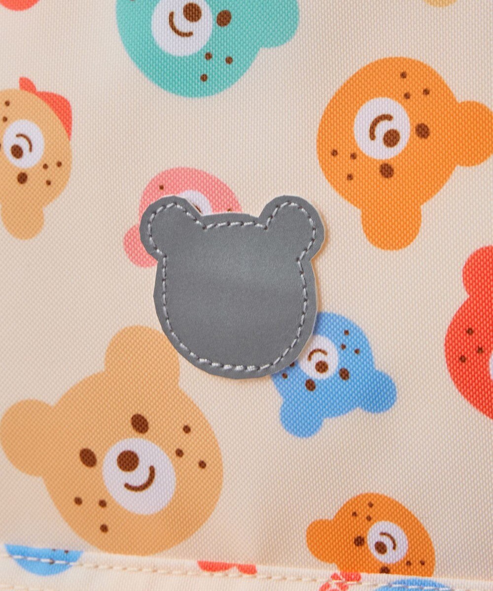 MIKI HOUSE HOT BISCUITS 【Mサイズ】カラフルビーンズ 総柄リュック 