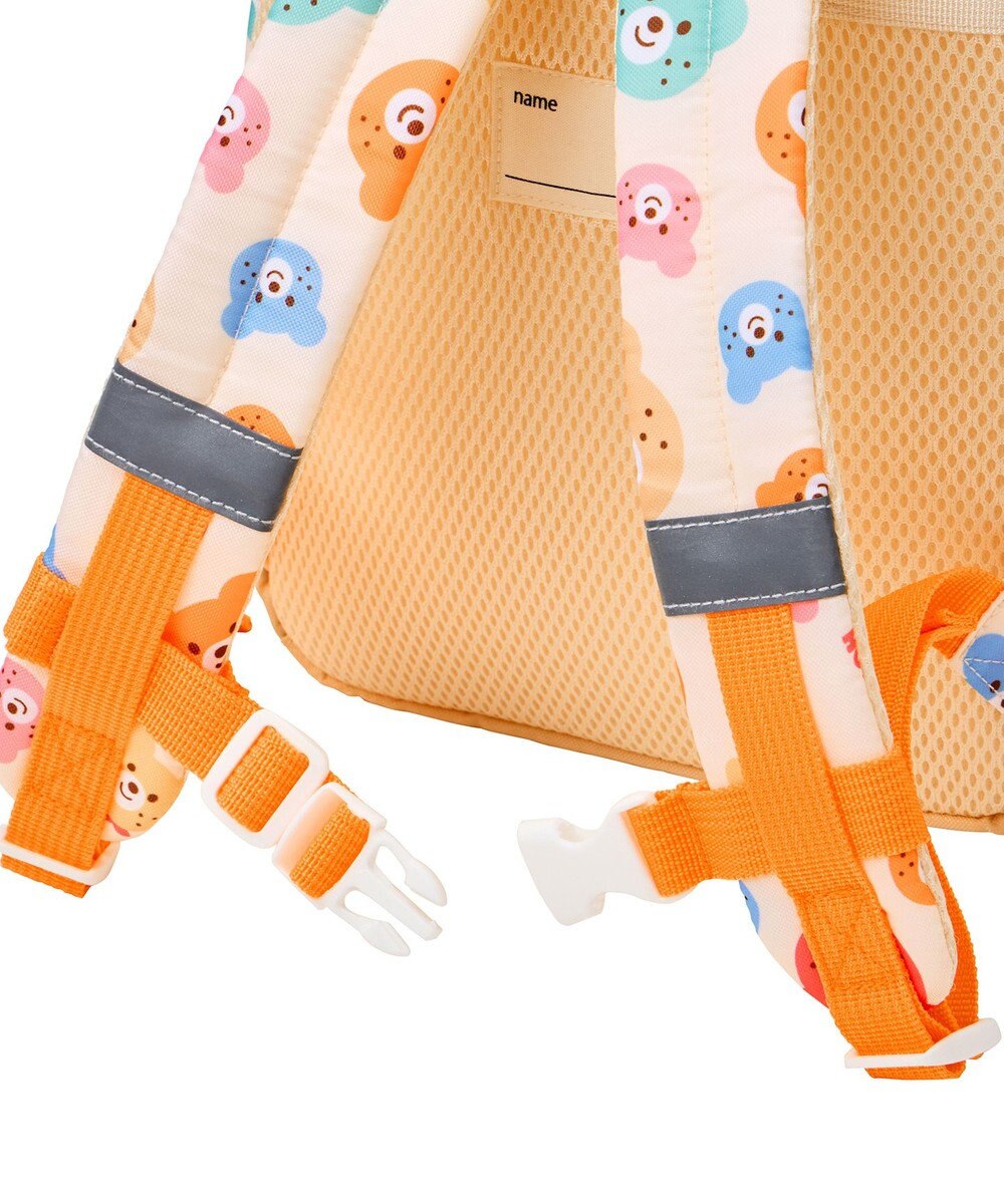 MIKI HOUSE HOT BISCUITS 【Mサイズ】カラフルビーンズ 総柄リュック 