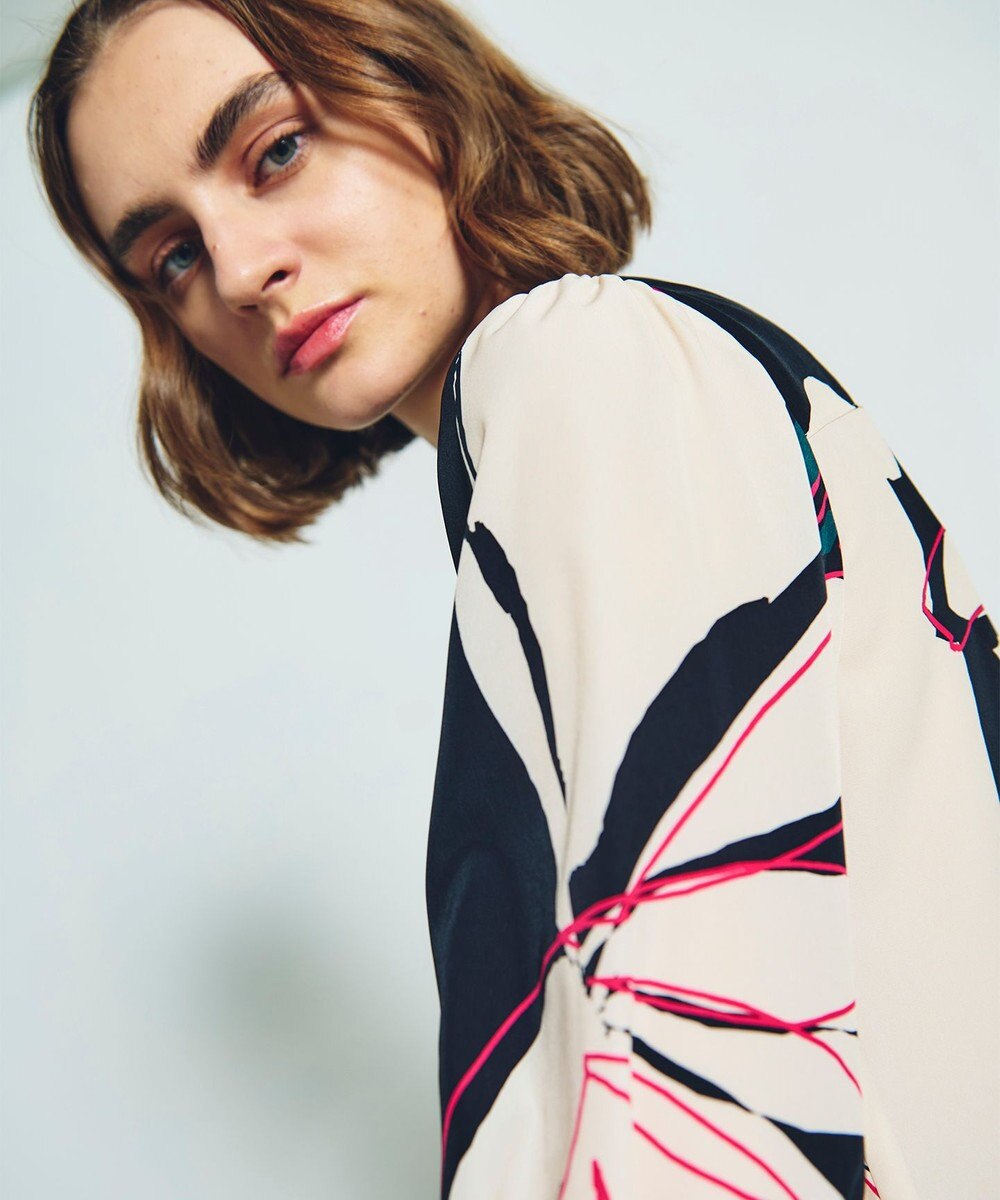 GRACE CONTINENTAL キカラインフラワーワンピース 