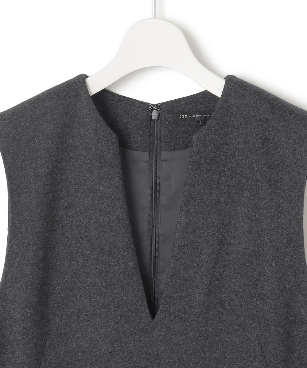 23区 S 【Sサイズ限定】ウールミルドジャージー ジャンパースカート 