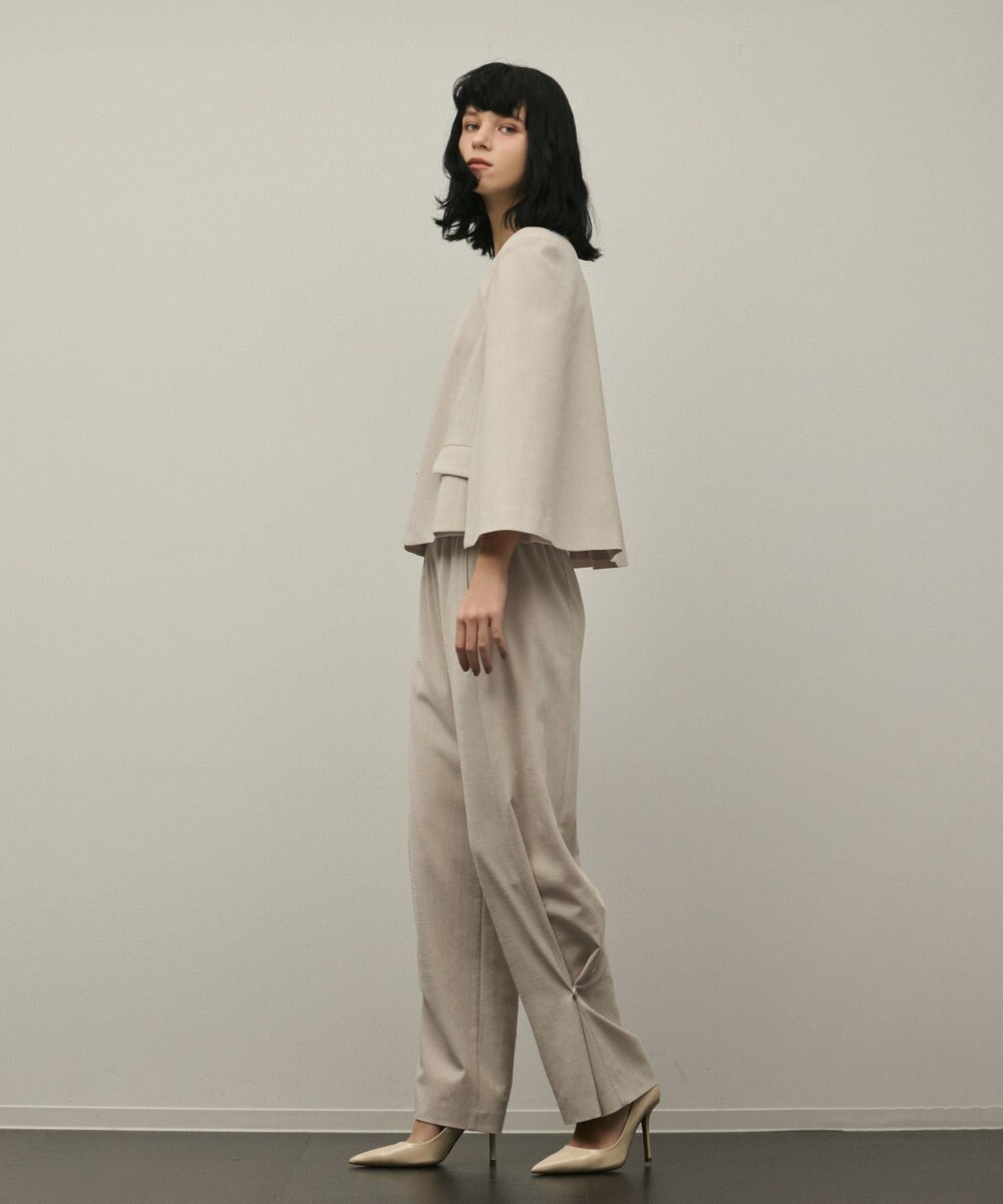 GRACE CONTINENTAL トリアセケープスリーブジャケット 