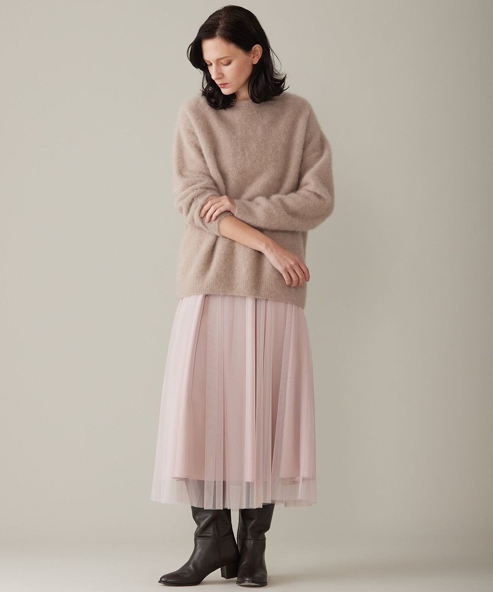 自由区 L 【新色追加生産・WEB限定カラーあり】チュール スカート 