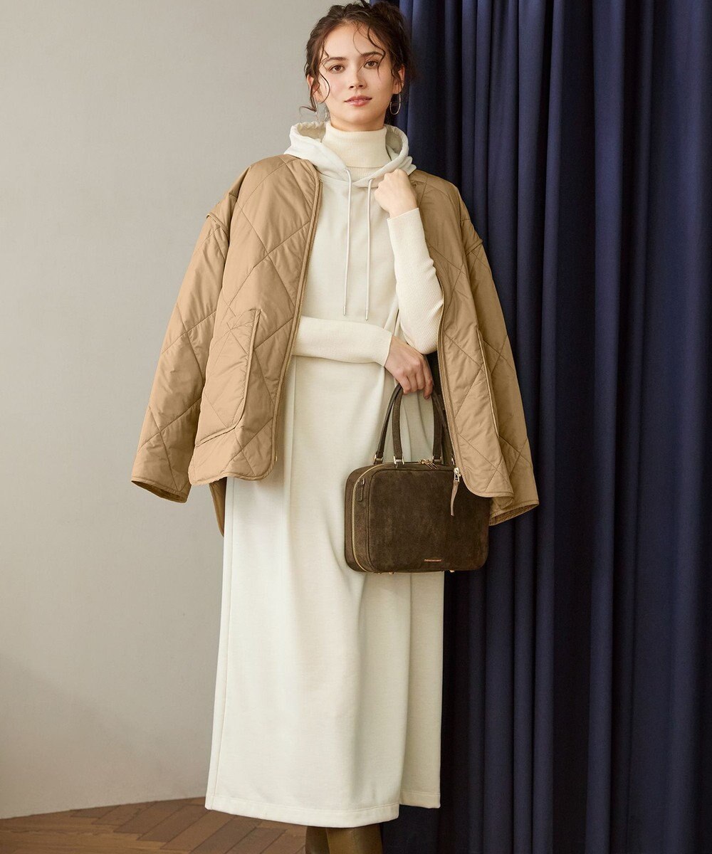 23区 L 【SLOW/一部店舗限定】コットンライクテリー フーディー ワンピース 