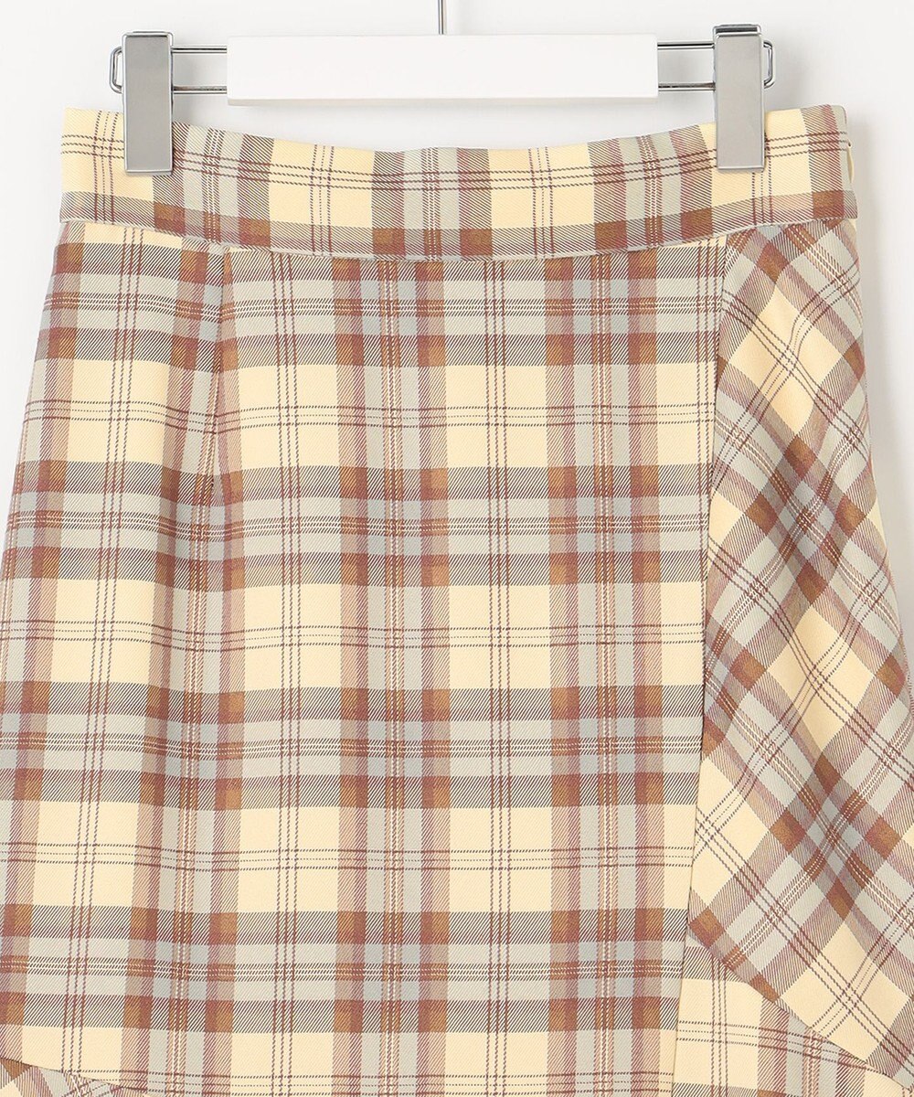 Feroux 【洗える】チェックマーメイド スカート 