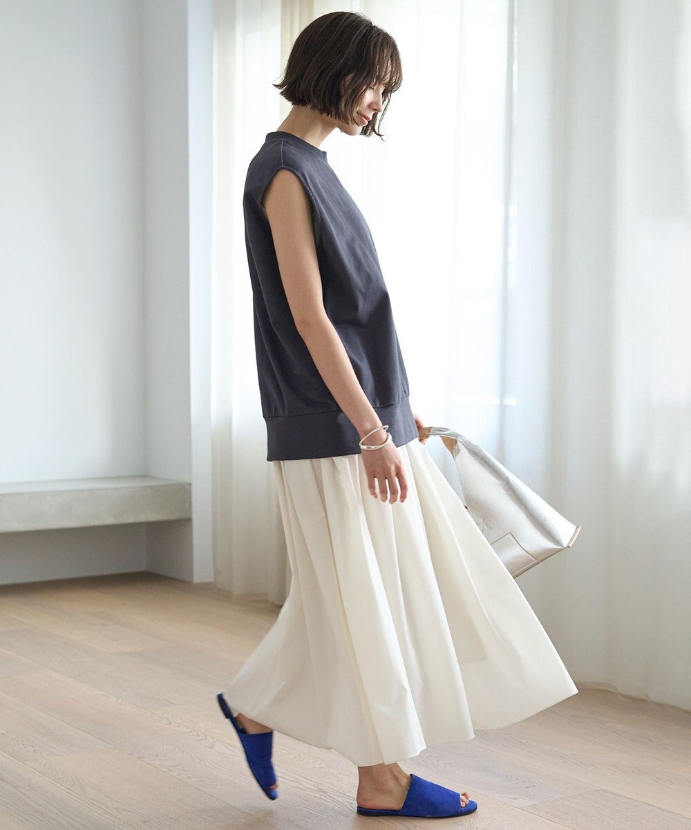 UNFILO スウェットサイドZIPベスト 