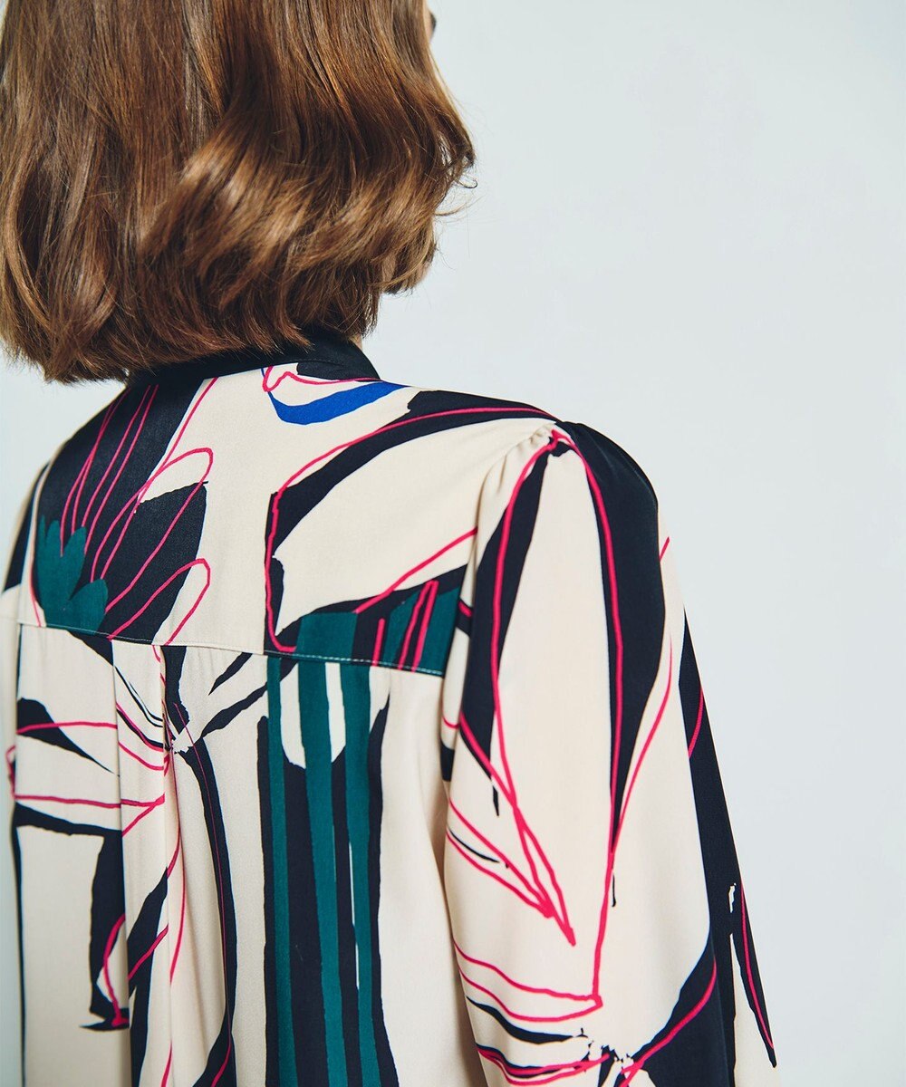 GRACE CONTINENTAL キカラインフラワーワンピース 