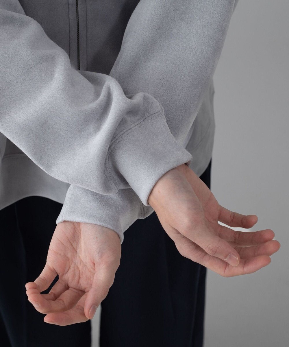 WEGO 【ユニセックス着用ITEM/MLサイズ展開】フェイクスウェードZIPパーカー 