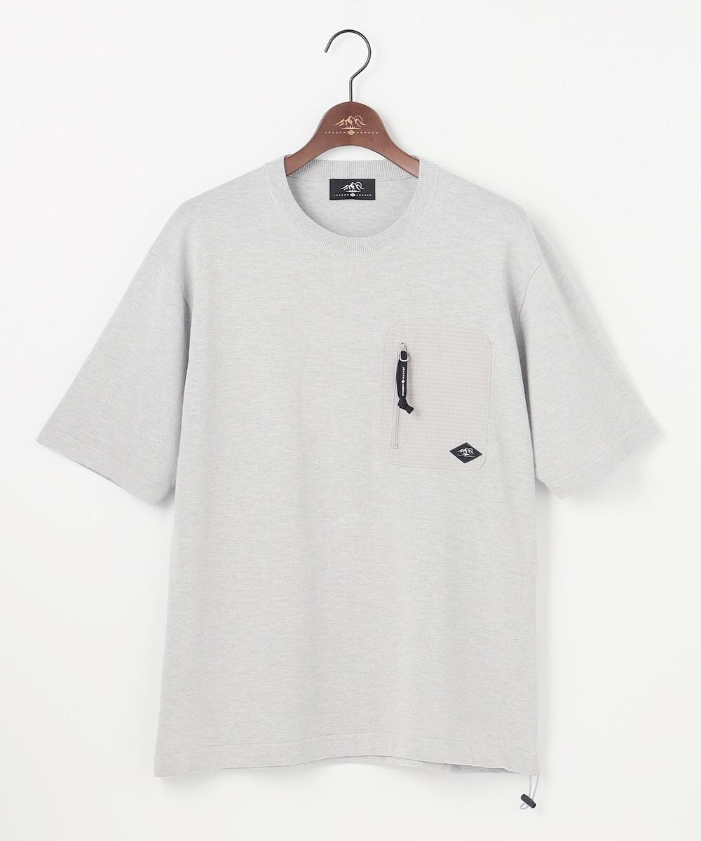 JOSEPH ABBOUD MOUNTAIN 【サステイナブル】オーガニックコットンアセテート ニットＴシャツ 