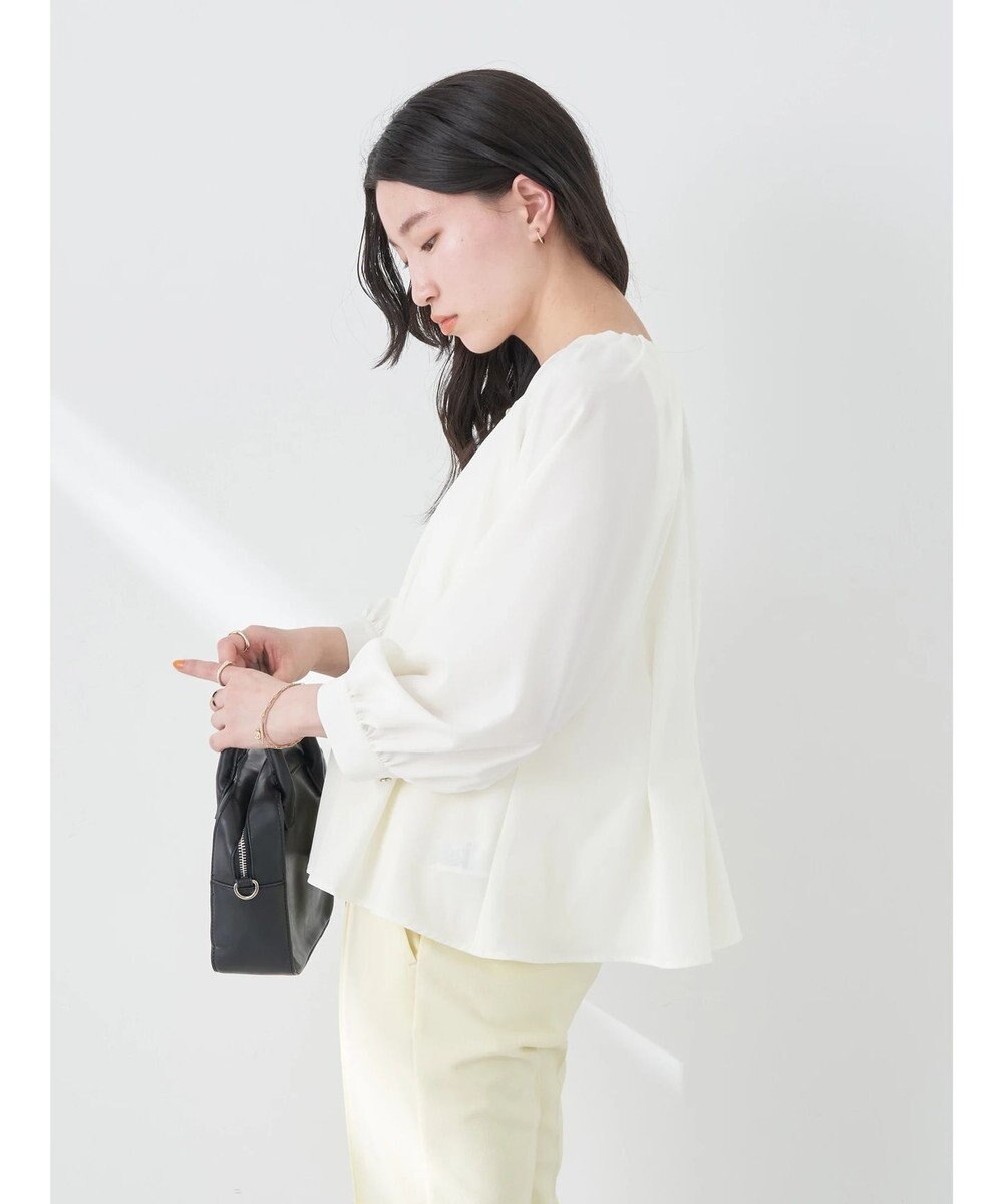 earth music&ecology ペプラムブラウス 