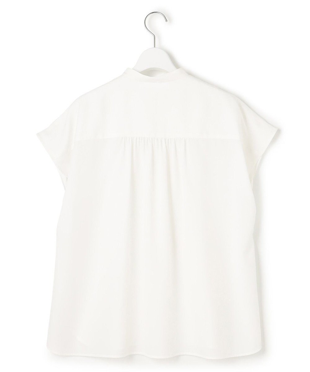 23区 L 【洗える】エンブロイダリー コンビ ブラウス 