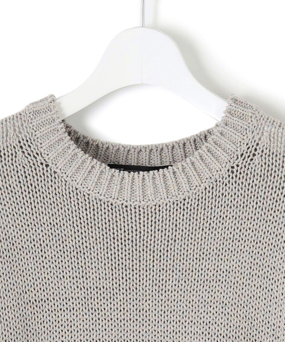 23区 S 【洗える】ルレックスバルキー5分袖 ラメ ニット 