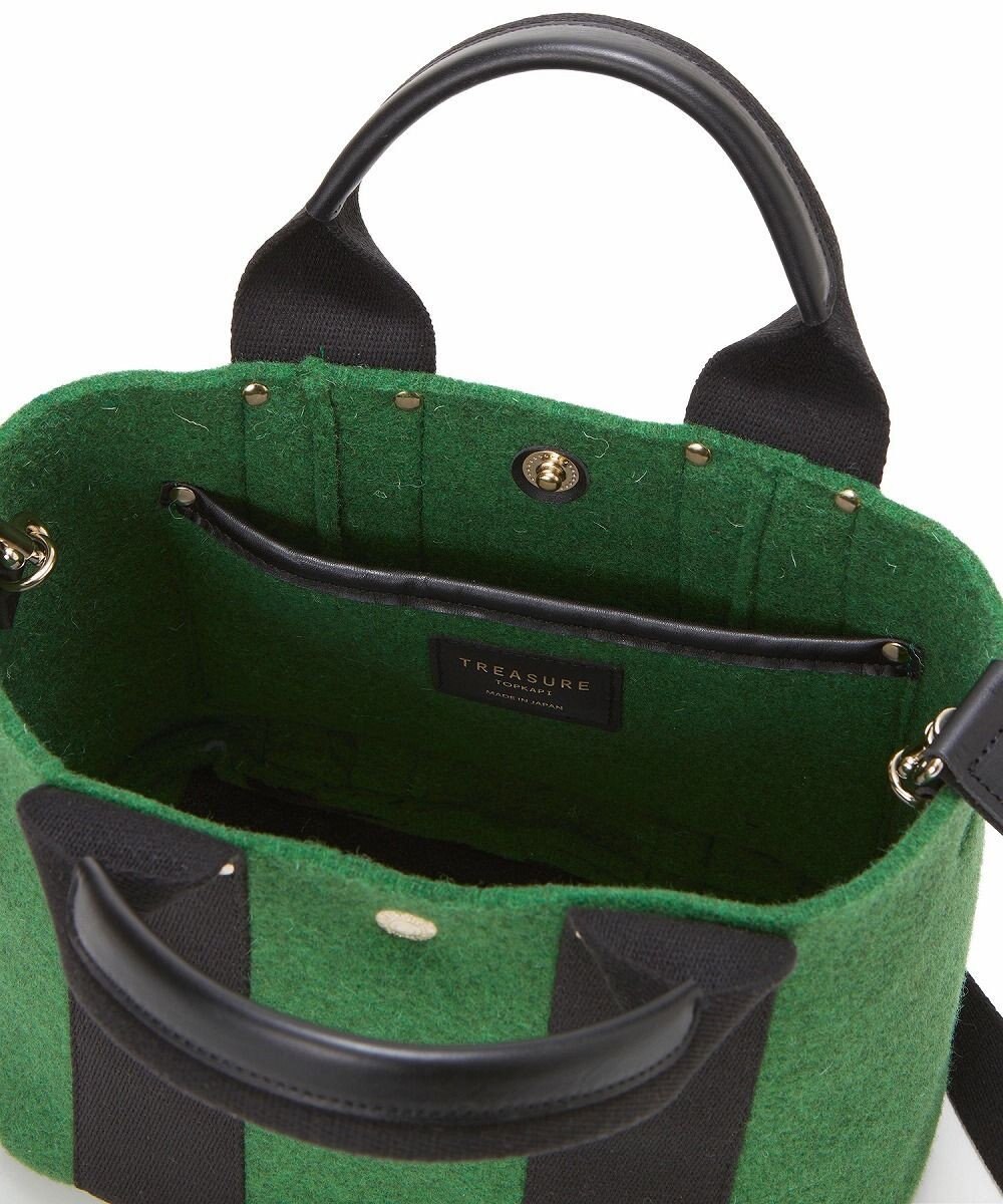 TOPKAPI 【TREASURE TOPKAPI】イタリアンフェルト テープコンビ 2way トートバッグ 2023 