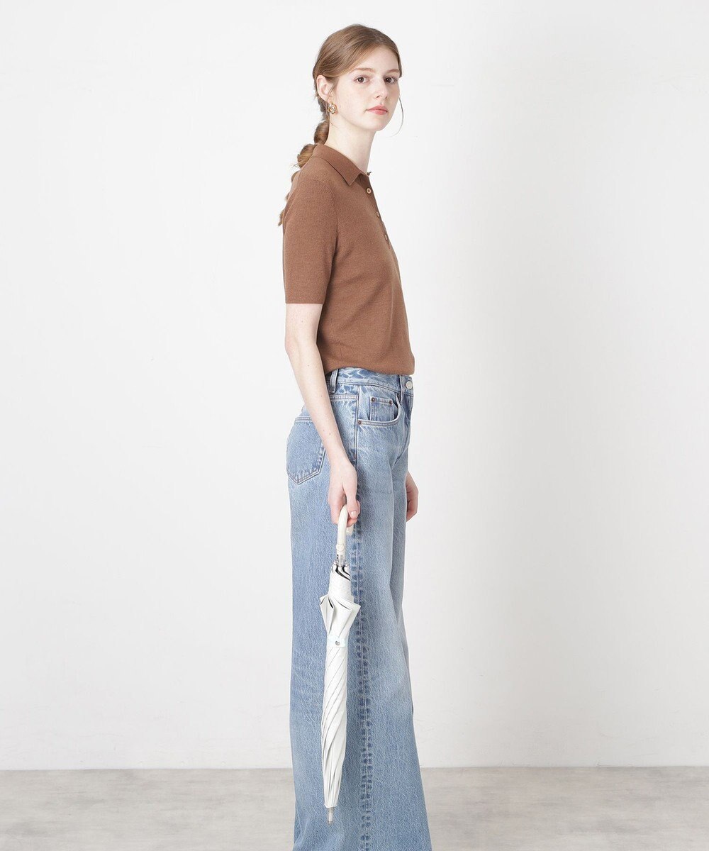 MOONBAT 【 遮光率100％/遮熱/UV】PAUL&JOE ACCESSOIRES(ポール&ジョー) 晴雨兼用日傘 ヌネット ネコ 長傘 