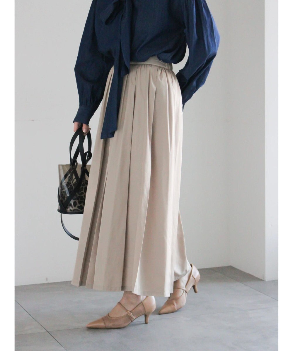 Te chichi ダブルタックフレアスカート 