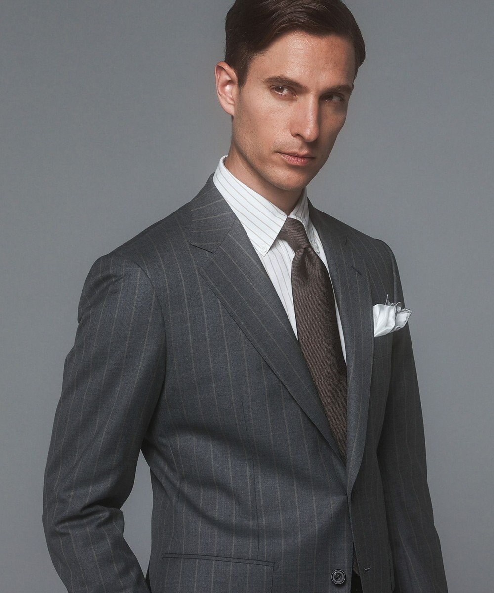 GOTAIRIKU 首にも巻ける【2WAY/日本製】シルク100% ポケットチーフ 