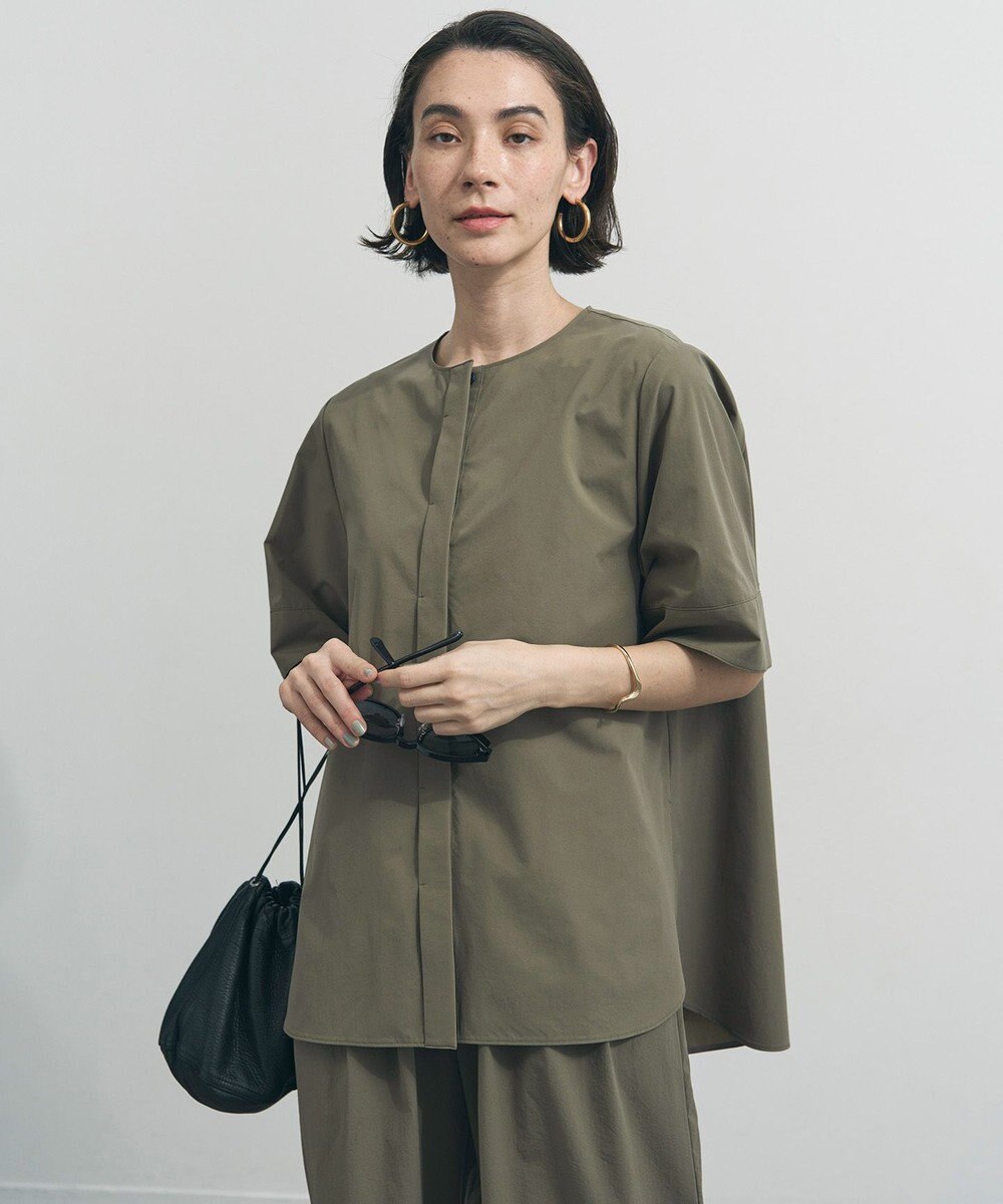 UNFILO 【セットアップ着用可】FINE MOVE ブラウス 