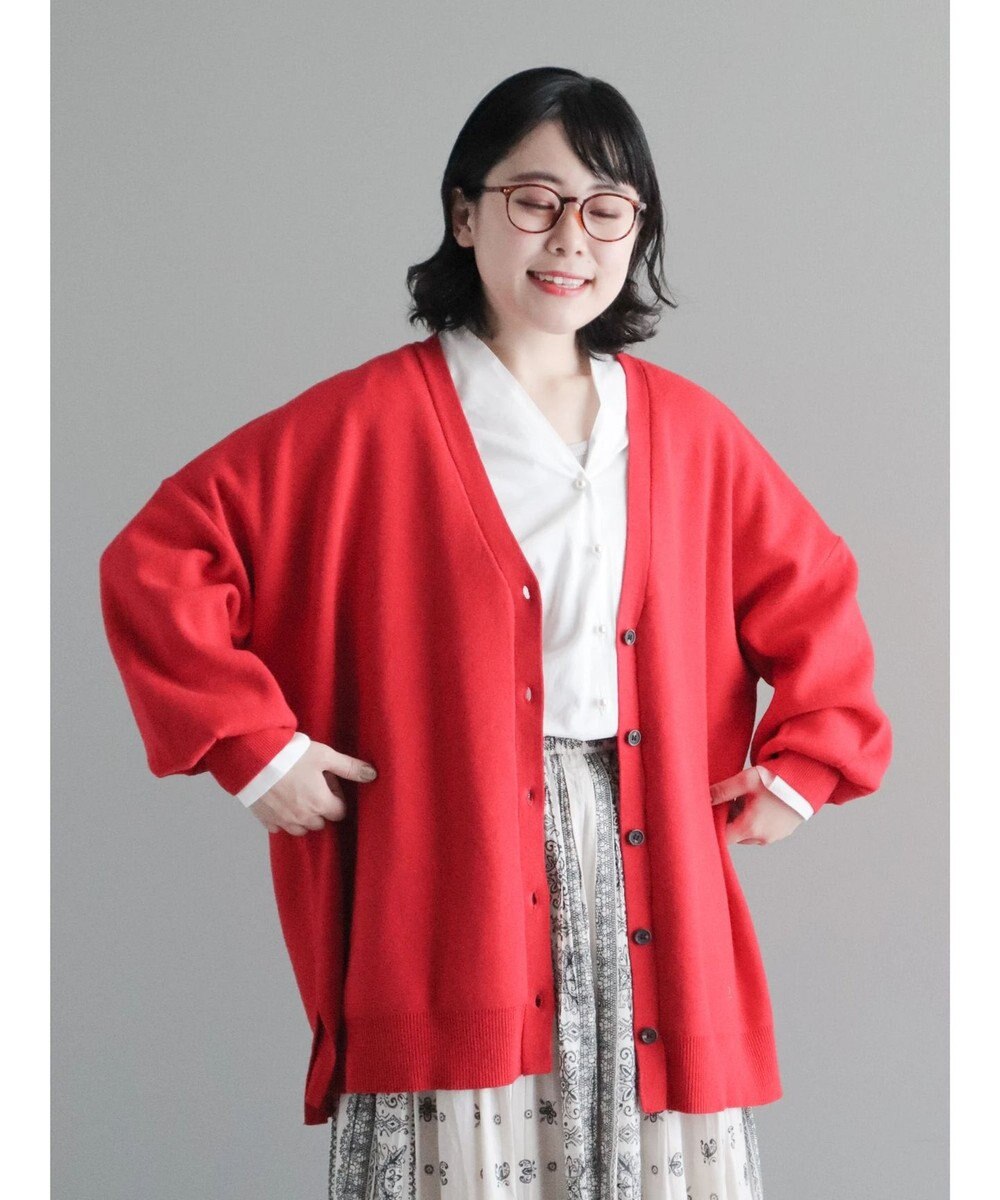 CRAFT STANDARD BOUTIQUE ＶネックＢＩＧシルエットカーディガン 