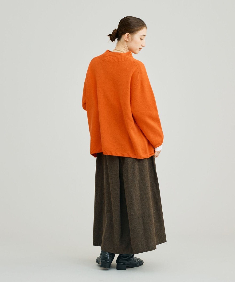 J.PRESS YORK STREET 【WOMEN】ウールカシミヤ ハイネックニット 