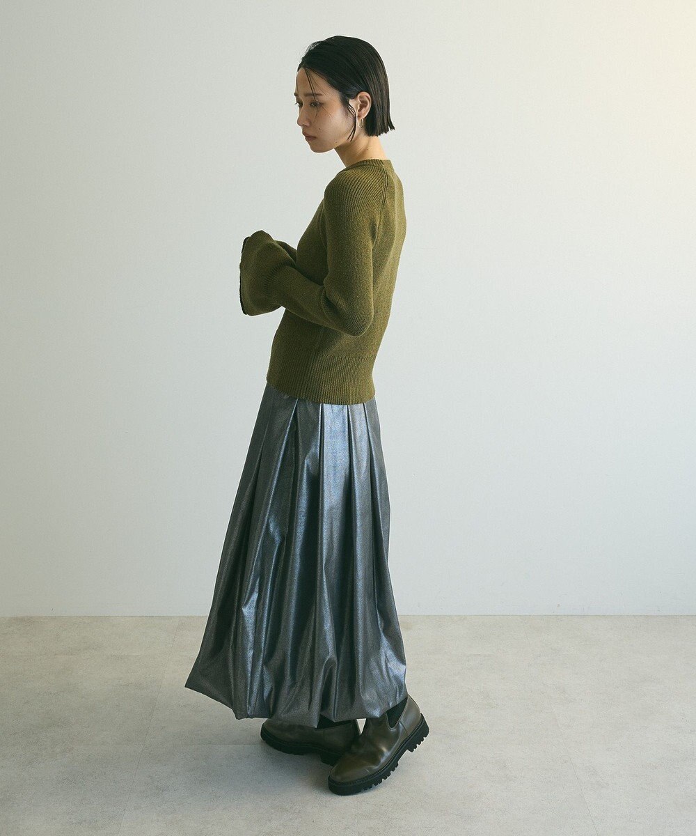 Green Parks armonia．袖フレアニットプルオーバー 