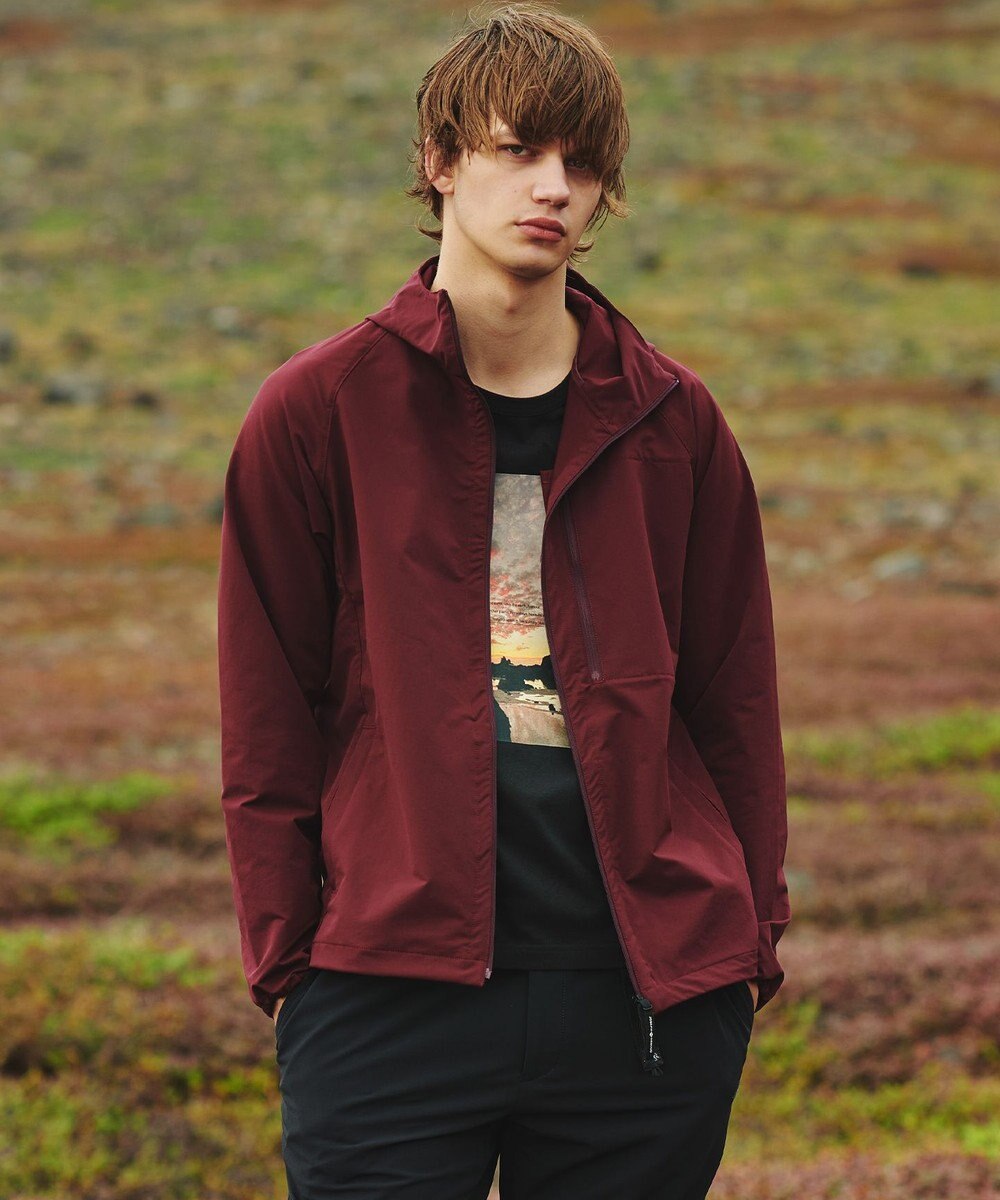 JOSEPH ABBOUD MOUNTAIN 【秋カラー/JAPANファブリック/吸水速乾】プレーティング天竺  アウトドアフォト Tシャツ 