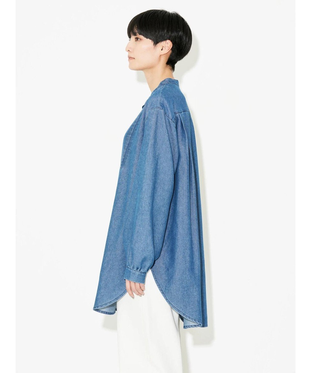 AMERICAN HOLIC デニムブザムバックボタンチュニック 