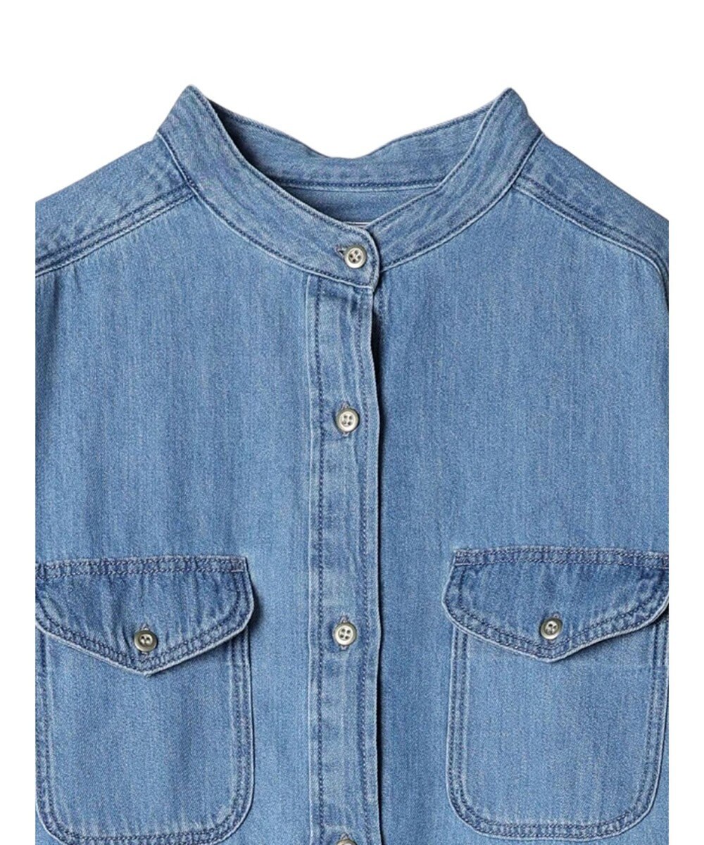 AMERICAN HOLIC デニムＷポケットＡラインワンピース 