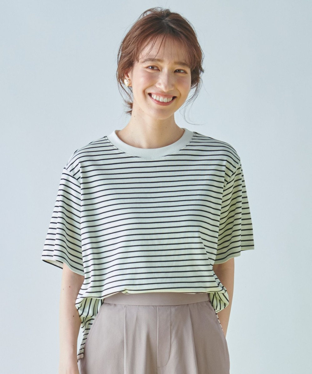 お値下げ中☆Deuxieme Classe☆Cropped StripeTシャツ