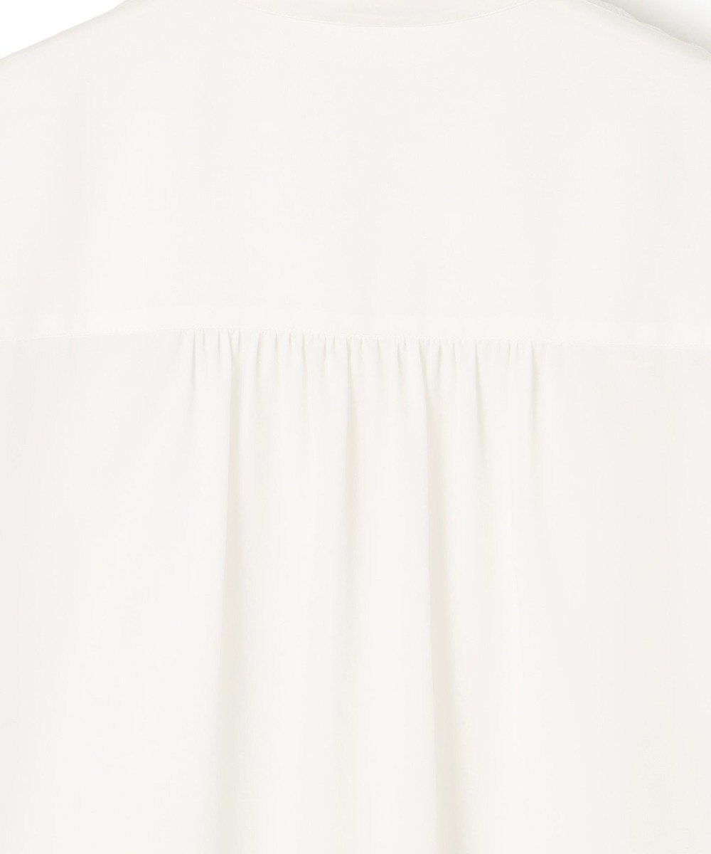 23区 L 【洗える】エンブロイダリー コンビ ブラウス 