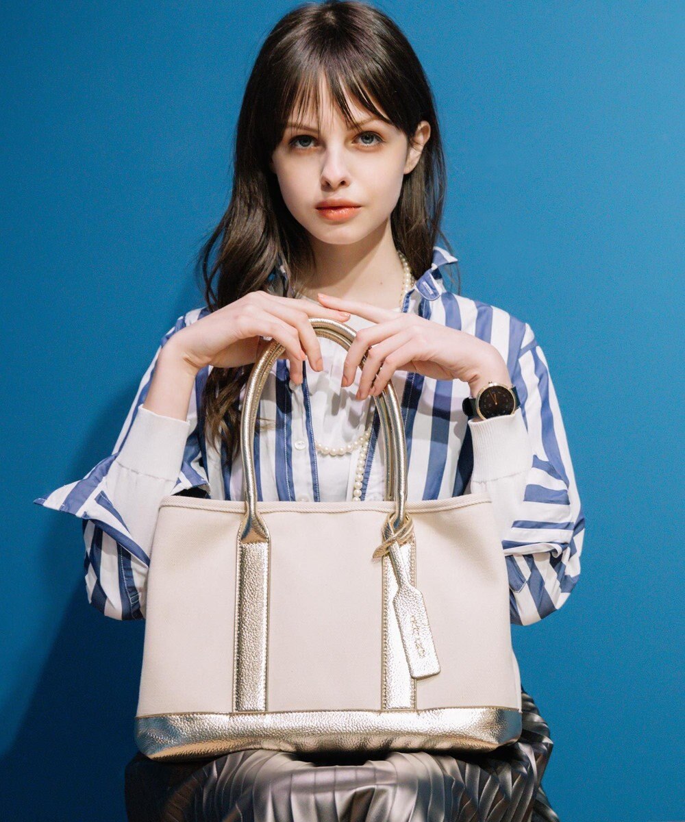 UNBILLION cachecache パーテーションキャンバストートバッグL 