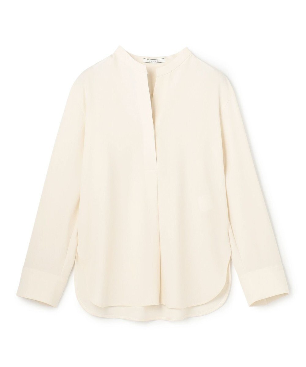BEIGE， 【セットアップ対応】SPHENE / スタンドカラープルオーバーブラウス 