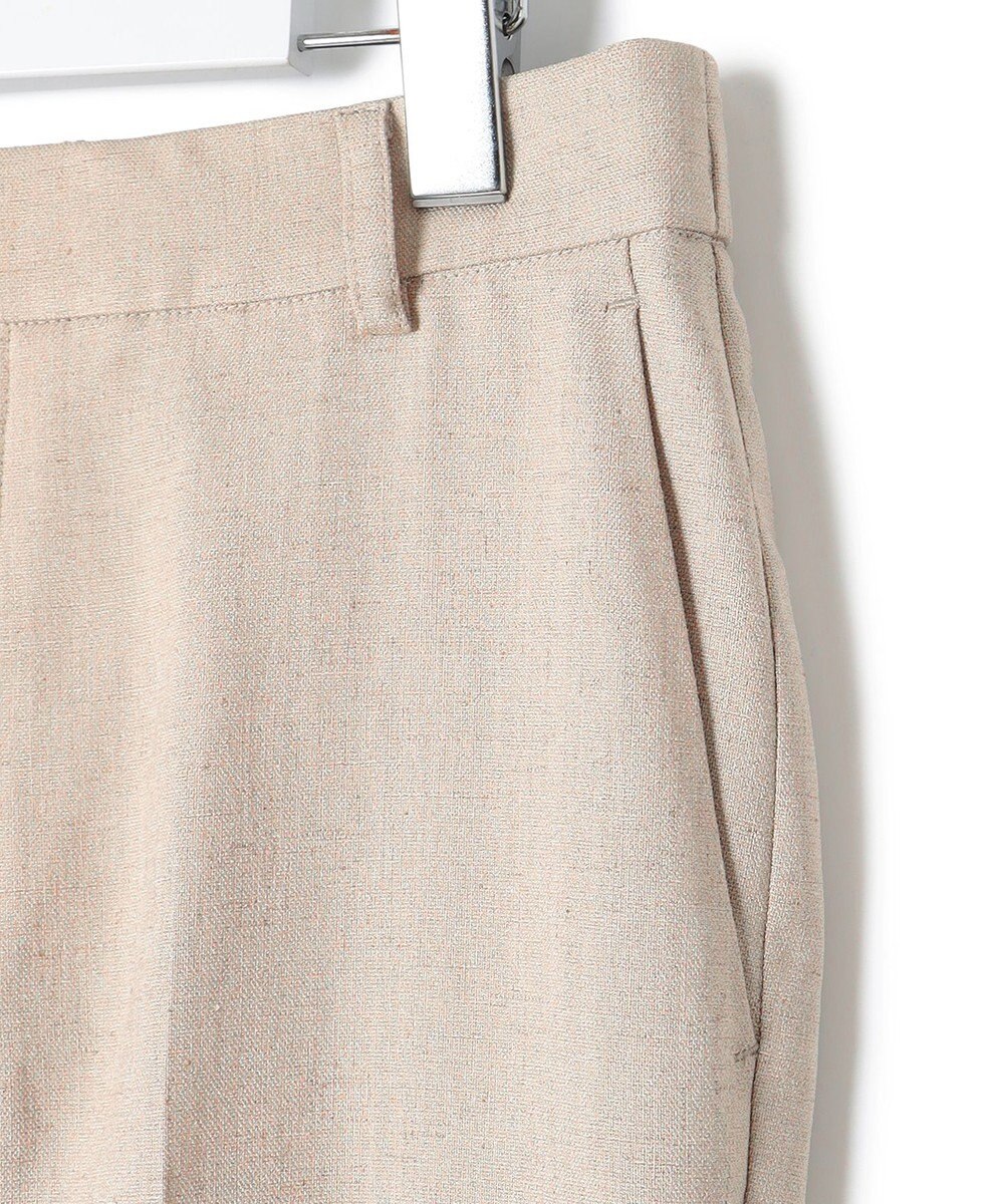 23区 L 【セットアップ対応/防シワ性/洗える】アイアスマットストレッチ テーパード パンツ 