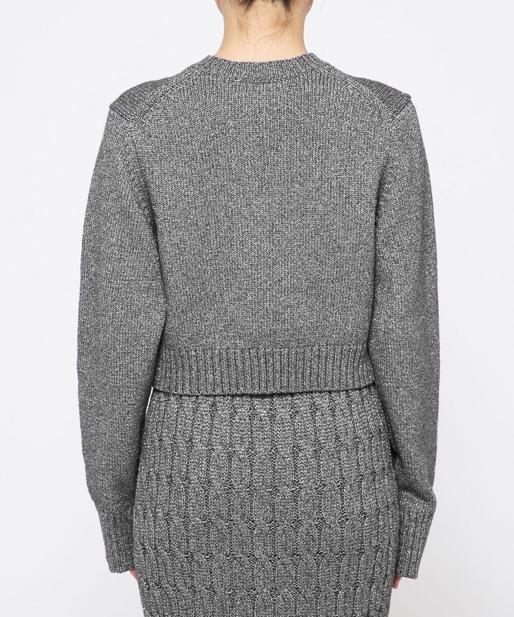 uncrave グロッシー ニット カーディガン（uncrave WHITE） 